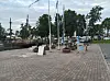Näin viihtyisällä alueella Danny ja Helmi nautiskelivat kesäillasta heinäkuussa.