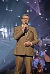 Petri Ritari esiintymässä Seinäjoen Tangomarkkinoilla vuonna 2018. Arkistokuva.