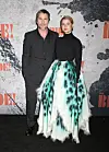 Christian Bale ja Jessie Buckley maaliskuussa 2026 elokuvan The Bride! ensi-illassa.