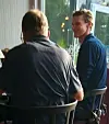 Suosikkikoripalloilija oli kuulemma todella ystävällinen, eikä antanut muiden häiritä rentoa meininkiä.