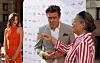Iida odotteli Tuukan vapautumista taaempana, kun Tuukka vaihtoi kuulumisia Rita Tainolan kanssa.