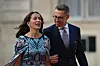 Suzanne Innes-Stubb ja Alexander Stubb kuvattuna yhdessä Pariisissa heinäkuussa.