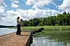 Montako pistettä Poika ansaitsisi tästä tyylinäytteestä? Perheen 'isoveli' halusi esitellä uimahyppytaitojaan Seiskalle.