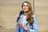 Prinsessa Madeleine puhumassa yrityksestään vuonna 2025.