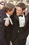 Matt Damon ja Ben Affleck yhdessä Oscar-gaalassa vuonna 1999.