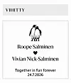 Roope Salminen ja Vivian Nick menivät naimisiin!