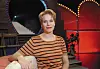 Tiina Klemettilä ajoi Amorin kaarissa ympäri Suomea. Kuva vuodelta 1998.