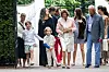Prinssi Carl Philipin puoliso prinsessa Sofia saapui nauttimaan musiikista lastensa ja appivanhempiensa kanssa.