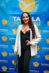 Katrie kertoi kuulumisiaan Seiskalle Tapiola Festin PR-tilaisuudessa.