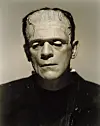 Boris Karloff oli valkokankaan ensimmäinen Frankensteinin hirviö. Kuva vuodelta 1935.