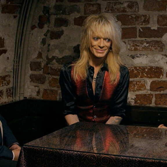 Jouni Elomaa, Michael Monroe ja Marja Hintikka Sukuni salat Jouni Elomaa, Michael Monroe ja Marja Hintikka
