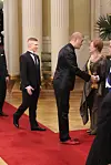 Ensimmäisen kerran pari asteli median eteen vasta vuoden 2011 Linnanjuhlissa.