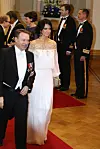 Ilkka Kanerva (1948–2022) ja Elina Kanerva Linnan juhlissa vuonna 2012.