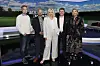 20260817 HELSINKI. MAAJUSSILLE MORSIAN, LEHDISTÖTILAISUUS. Antti, Perttu, Vappu Pimiä, Asko ja Jetta. KUVA: ATTE KAJOVA
