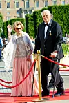 Norjan kuningaspari Harald ja Sonja 13- kesäkuuta Ruotsin kuningasparin Kaarle Kustaan ja Silvian kultahääpäiväjuhlissa.