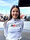 Janni Hussi oli pirteänä kuin peipponen.