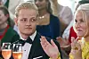Kuvat! Nilkkapannassa oleva Marius Borg Høiby saattoi kuningas Haraldin arkkua