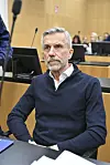 Rolf Nordmo kuvattuna käräjäoikeudessa elokuussa 2025.