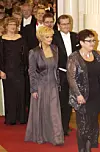Eroa edeltävänä talvena 2003 Panu ja Katri edustivat vielä Linnan juhlissa.