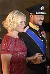 Mette-Marit ja Haakon vuonna 2012.