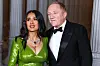 Salma Hayek aviomiehensä kanssa vuonna 2025.