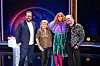 Kalle Lambergin juontaman Jeopardy! Suomen kauden kuudennessa jaksossa nähdään Minna Kivelä, Cristal Snow ja Joona Hellman. Saku Tiainen/Warner Bros. Discovery