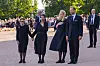 Kuningatar Sonja, prinsessa Märtha Louise, kuningatar Mette-Marit ja kuningas Haakon.