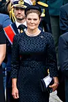 Kruununprinsessa Victoria oli läheinen kuningas Haraldin kanssa. Taustalla kuvassa prinssi Carl Philip.