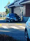Dannyn öky-Mersu Mäkkärin autokaistalla.