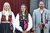 Norjan kuningaspari Mette-Marit ja Haakon olisivat voineet nimetä tyttärensä aivan toisin. Kruununprinsessa Ingrid Alexandra kuvassa keskellä. Kuva vuodelta 2025.