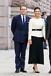 Prinssi Daniel ja kruununprinsessa Victoria Ruotsin valtiopäivien avajaisissa 29.9.