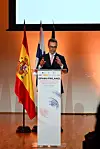 Presidentti Stubb esitteli eloisasti kolme pointtiaan FInlandia-talon yleisölle.