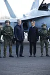 Presidenttiparin ja Espanjan kuningasparin vierailu alkoi Lapin lennostossa.