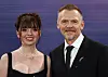 Simon Pegg yhdessä vaimonsa, Maureen Peggiin, kanssa syyskuussa 2026,