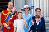 Prinssi William, prinsessa Charlotte, prinsessa Catherine, prinssi George ja prinssi Louis kesällä 2026.