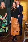 Prinsessa Sofian laukku oli sävy sävyyn hänen mokkahameensa kanssa.