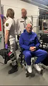 Stagala tyrmäsi Immun niin pahasti, että tämä vietiin ambulanssilla suoraan päivystykseen.
