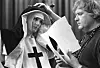 Vanessa Redgrave ja Ken Russell elokuvan The Devils kuvauksissa