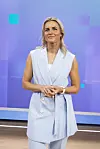 Jos kaikki menee hyvin, Milla Madetoja palaa Ylen uutisstudioon alkuvuodesta 2027. Kuva kesäkuulta 2024.
