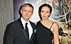 Martin Freeman ja ex-vaimo Amanda Abbington vuonna 2013 Hobitti-elokuvan ensi-illassa.