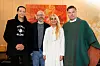 Voi Jeesus! -keskusteluohjelman kokoonpano vasemmalta Jyrki 69, Tuomas, Virpi Kätkä ja Ville Kormilainen.