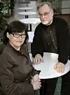 Mirja Pyykkö ja Hannu Karpo olivat työpari 1970-luvun alussa. Kuvassa Mirja ja Hannu vuonna 2007. Jyrki Valkama/YLE.