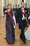 Kruununprinsessa Ingrid Alexandra suurkäräjien illallisella 22.10.2026
