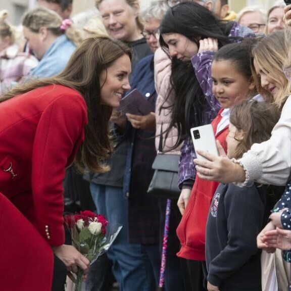Prinsessa Catherine tervehti walesilaisia. prinsessa Catherine