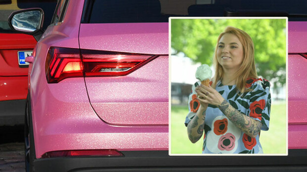 Paparazzikuvat! Veronica Verho hankki uuden bling bling -auton - Juhani-kulta joutui juoksupojaksi veronica verho