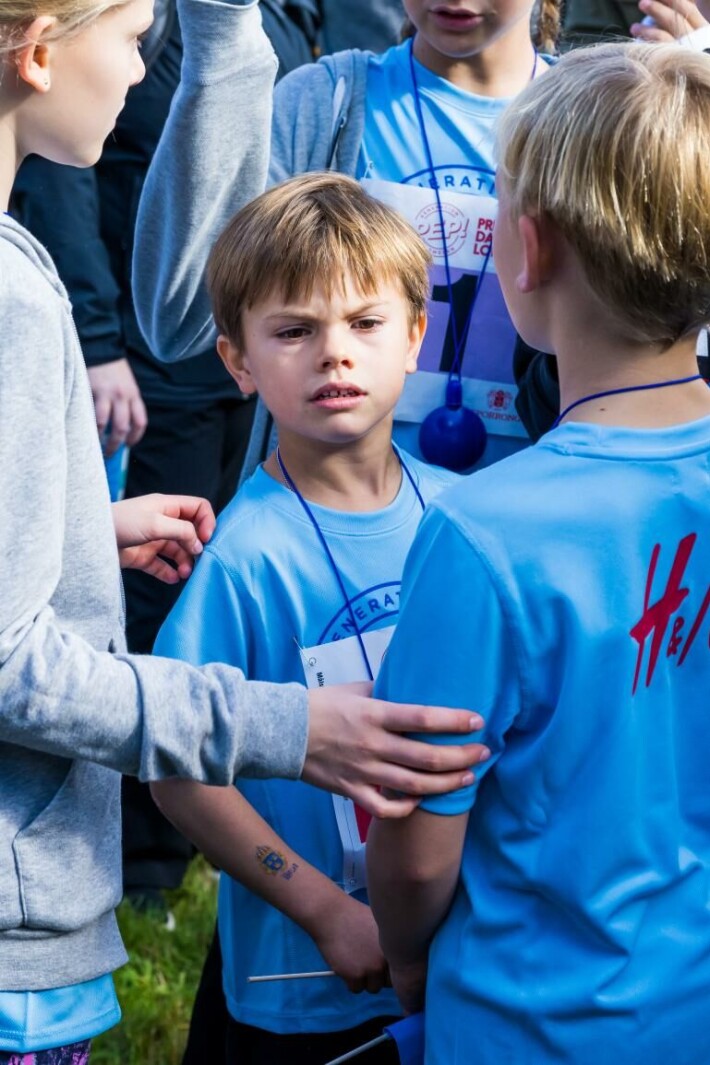 Oscarin tatuointi oli selvästi näkyvillä. oscar