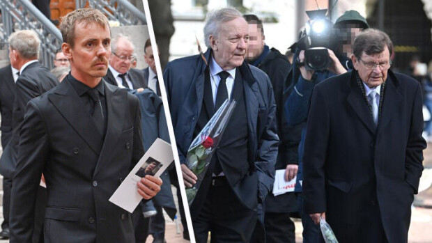 Loirin hautajaiset: Pahat pojat kokoontuivat kirkkomaalle – Heikki Kinnunen pisti tupakaksi ja häipyi heti paikalta Jasper Pääkkönen, Esko Roine & Heikki Kinnunen.