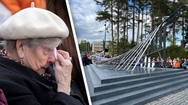 Koskettavat kuvat: Vieno Nykänen, 93, herkistyi Matti-poikansa muistomerkin äärellä: ”Minun on vielä sulateltava tätä” Vieno Nykänen.