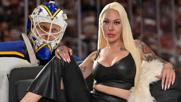 Suomalainen NHL-maalivahti yhdistettiin aikuisviihdetähteen – näin Ville Husso reagoi toimittajan kysymyksiin Ville Husso ja Sandra Bay