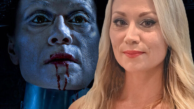 Rinnat paljaana sähkötuolissa! Rohkeasti poseeraava Anna Eriksson, 45, perustelee rajua uutuuselokuvaansa: ”Internetkin luotiin pornon tähden” Anna Eriksson.